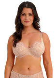 Emmaline Padded Plunge Bra in Natural Beige