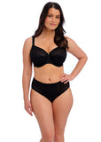 Demure Moulded Non Padded Bra in Black