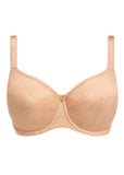 Demure Moulded Non Padded Bra in Natural Beige