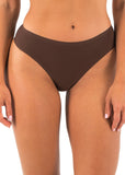 Smoothease Invisible Stretch Thong in Coffee Roast