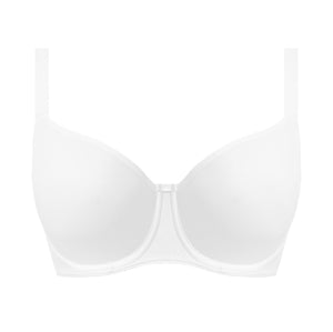 Smoothing Balcony Bra in White
