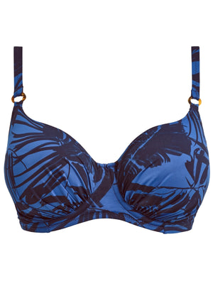 Malabar Coast Full Cup Bikini Top in Midnight