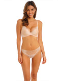 Lace Perfection Plunge Bra in Cafe Creme