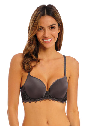Lace Perfection Contour Bra in Charcoal