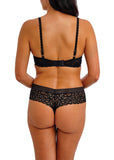 Raffine Plunge Bra in Black