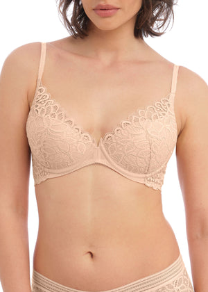 Raffine Plunge Bra in Frappe