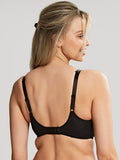 Faith Moulded Plunge Bra in Black