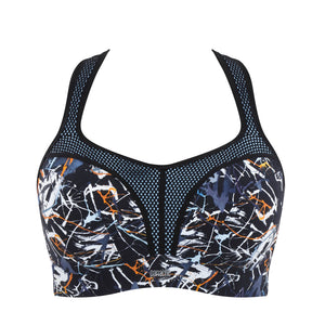 Wired Sports Bra - Ink Splat
