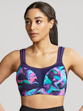 Panache Underwire Sports Bra In Cyberswirl