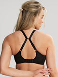Faith Moulded Plunge Bra in Black