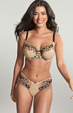 Envy Underwire Full Cup Bra in Sand/Black (Bottoms sold separately)