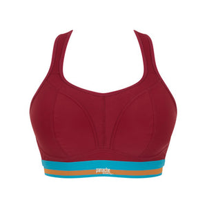 Boundless Non-Wired Sports Bra - Cranberry