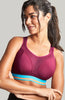 Boundless Non-Wired Sports Bra - Cranberry