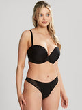 Faith Moulded Strapless Bra - Noir