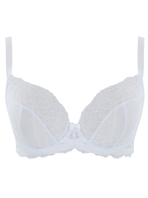Ana Plunge Bra in White