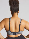 Activate Wired Non-Padded Sports Bra in Charcoal Marl