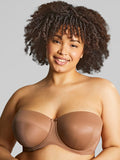 Dana Strapless Balcony Bra in Caramel