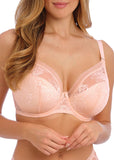 Fusion Lace Underwire Padded Plunge Bra - Blush