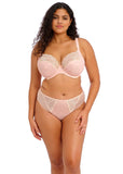 Lucie Stretch Plunge Bra in Pale Blush