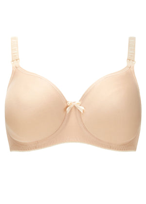 Pure Moulded Nursing Bra in Nude