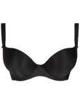 Deco Moulded Plunge Bra in Black