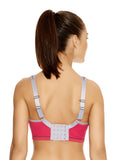 Sonic Moulded Sports Bra in Hot Crimson