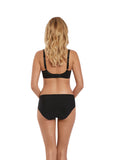 Starlight Underwire Balcony Side Support Bra in Black