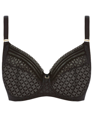 Viva Side Support Bra in Lace Noir