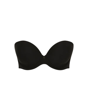 Faith Moulded Strapless Bra - Noir