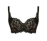 Allure Full Cup Bra in Black/Latte