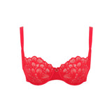 Allure Balcony Bra - Ruby Red