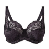 Clara Full Cup Bra in Charcoal/Black