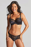 Clara Full Cup Bra in Charcoal/Black