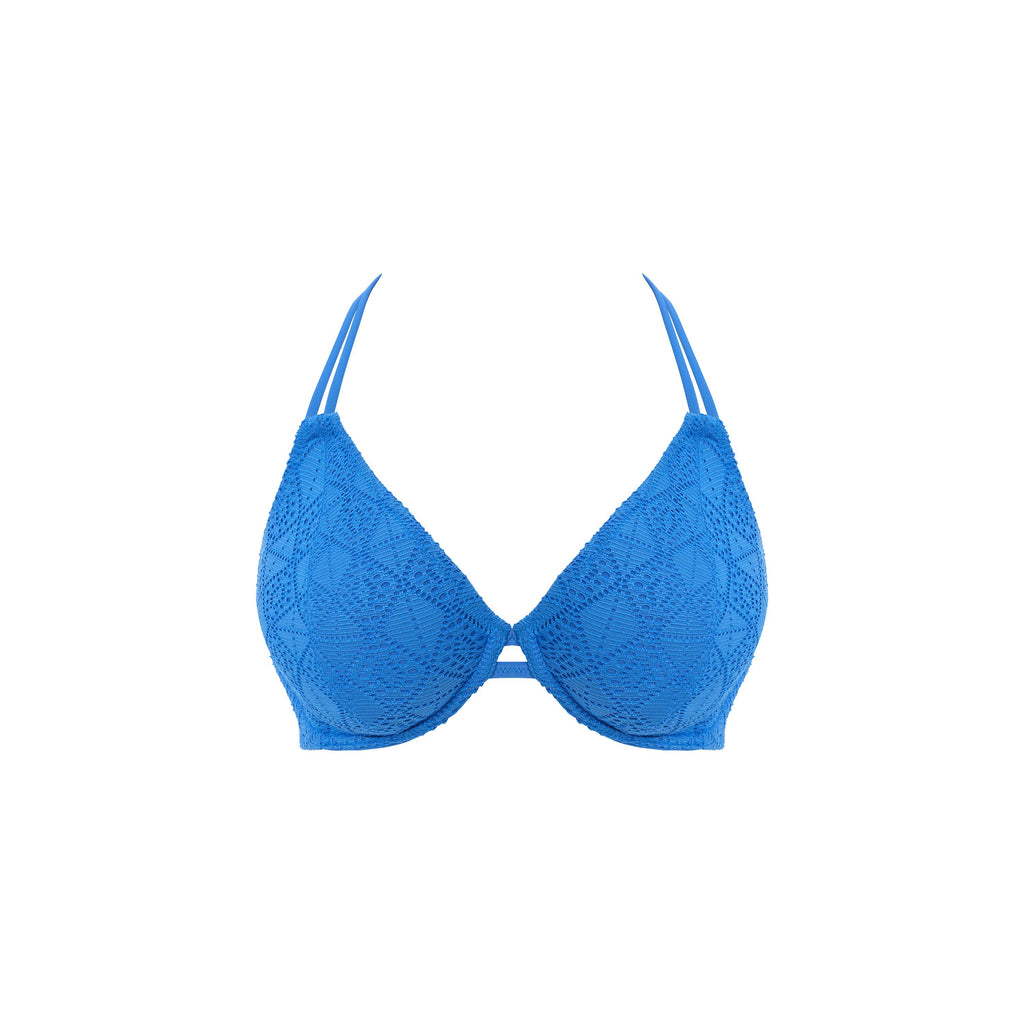 Freya Nomad Nights Bikini Top Donna Ferretto, Scollo Alto, Atlantic, Taglie UK