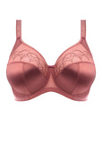 Cate Underwire Full Cup Banded Bra - Rosewood