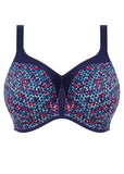 Energise Underwire Sports Bra with J-Hook in Navy Geo