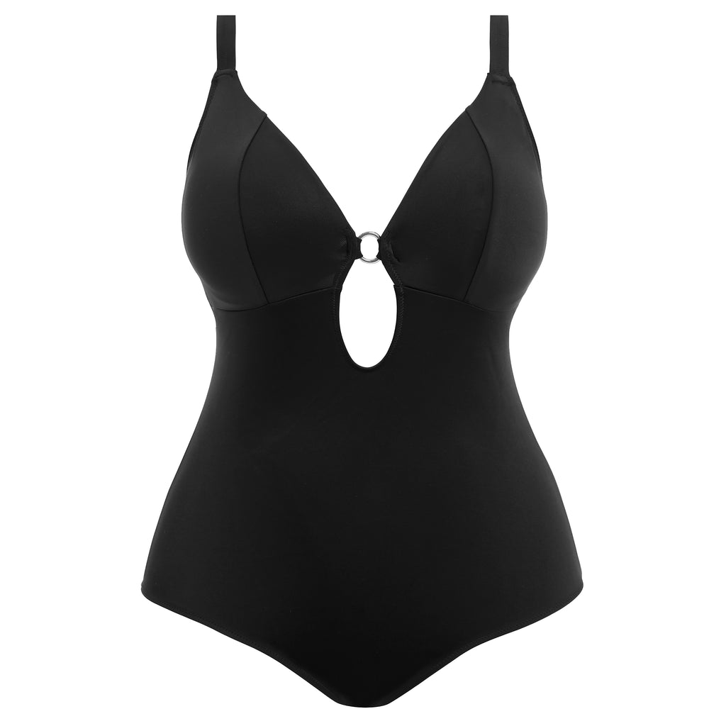 PLAIN SAILING NON WIRED PLUNGE SWIMSUIT 36 F/FF