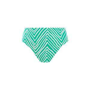 Fiji Falls High Waist Bikini Brief - Marine