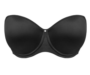Aura Moulded Strapless Bra in Black