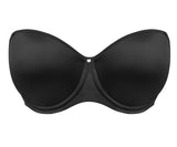 Aura Moulded Strapless Bra in Black