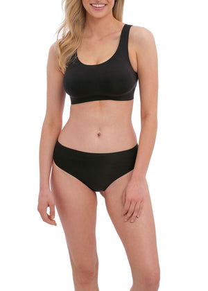 Smoothease Invisible Stretch Thong in Black