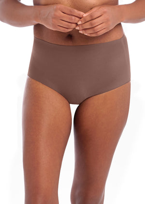 Smoothease Invisible Stretch Full Brief in Coffee Roast