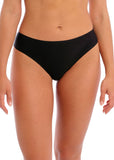 Lace Ease Thong in Black