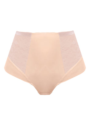 Illusion High Waist Brief in Natural Beige