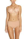 Smoothing Balcony Bra in Nude