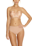 Smoothing Moulded Strapless Bra in Nude