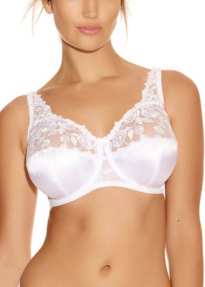 Belle Full Cup Bra (GG - JJ Cup) in White