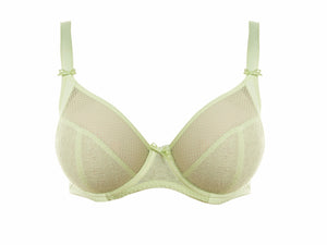 Hero Underwire Side Support Plunge Bra - Pistachio