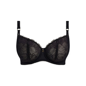 Fascinate Balconette Bra in Black