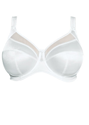 Keira Banded Bra in White